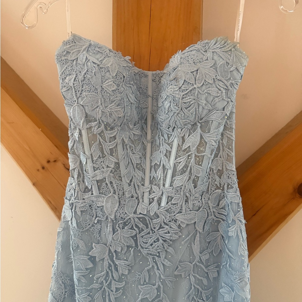 Sherri hill baby blue dress